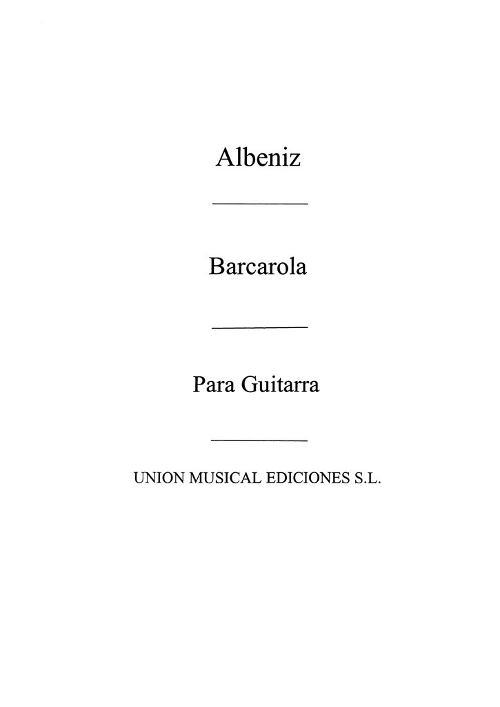 Barcarola Op.23